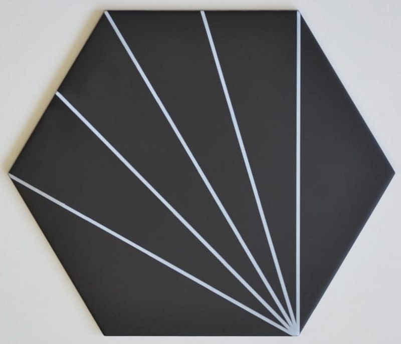 Realonda Venus Black 28,5x33 płytka heksagonalna 150190