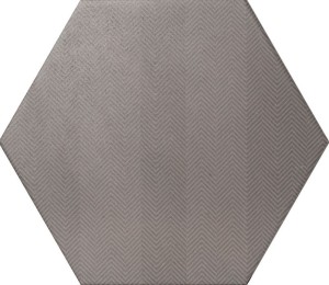 Płytka heksagonalna patchworkowa Quintessenza D'autore Tweed Grigio 26,6x23 bn