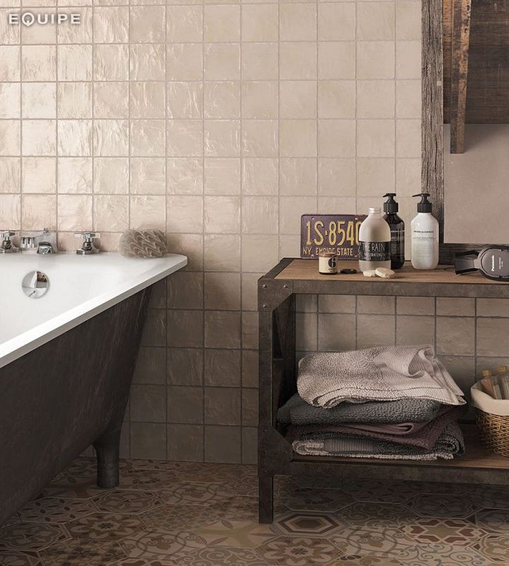 Equipe Mallorca Cream 6,5x20 płytki cegiełki 128007