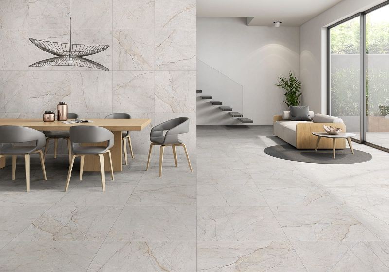 ITT Mystic White Matt Rect. 75x75 płytka imitująca marmur 135178