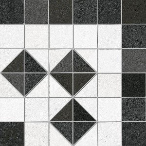 Vives Seine Iena-R 3 Grafito 20x20 płytki patchworkowe gresowe