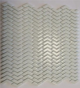 Mozaika Dekoracyjna 098054 Enamel Angle White Brillo 29,0x29,5