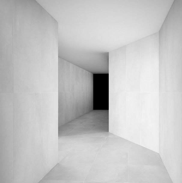 Płytki szare beton podłoga Casalgrande Padana r-evolution white 90x90 99256
