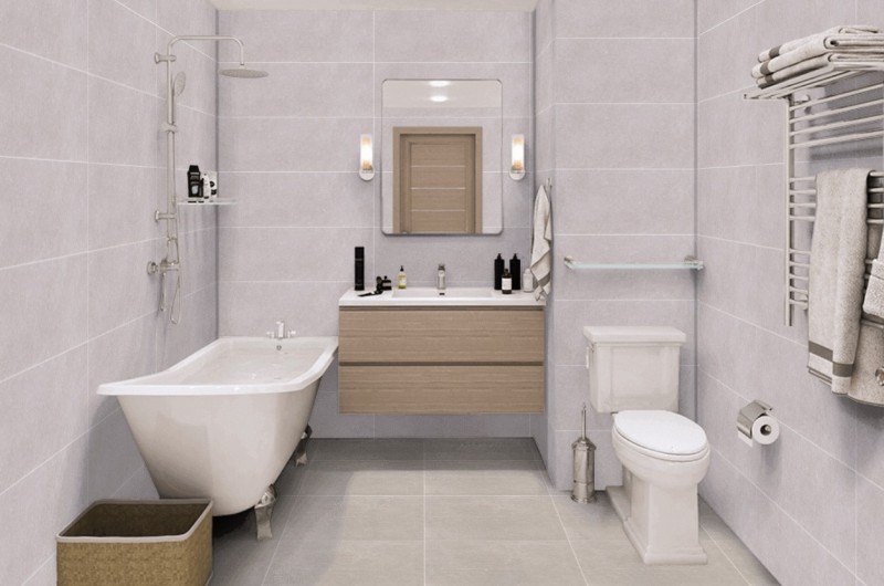 Porcelanosa Boston Topo 33.3x100 Płytki beton szare 14965