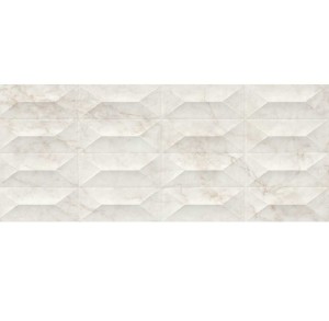 Marazzi Marbleplay Calacatta Struttura Gem 3D 30x90 M4PE płytka ścienna