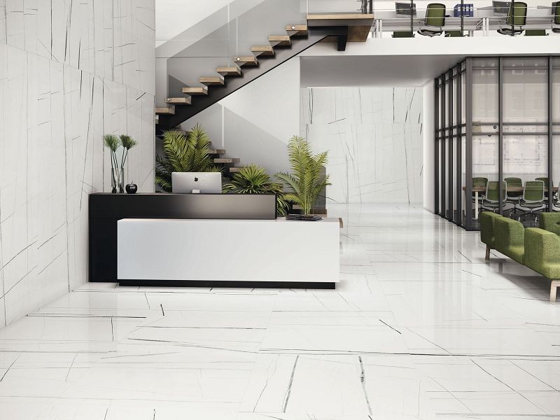 Baldocer Titanium White Pulido 80x80 płytki marmurowe gresowe 114998