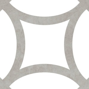 Płytki graficzne bialo-szare Mayolika Absolut District Figure Grey 20x20