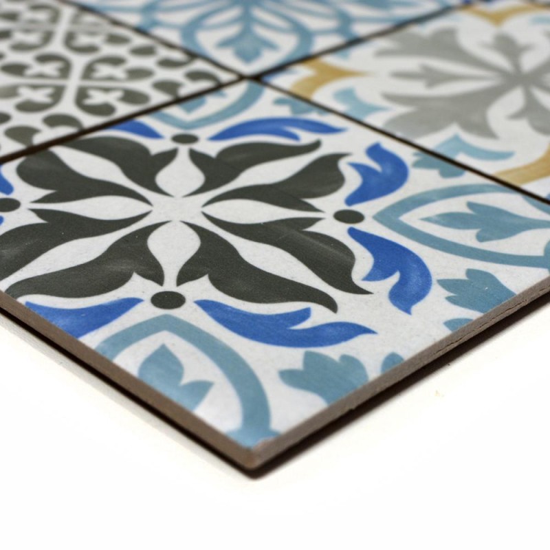 Mozaika patchwork kolorowy wzór kwadrat Metropol MM 1018 29,8 x 29,8 102989