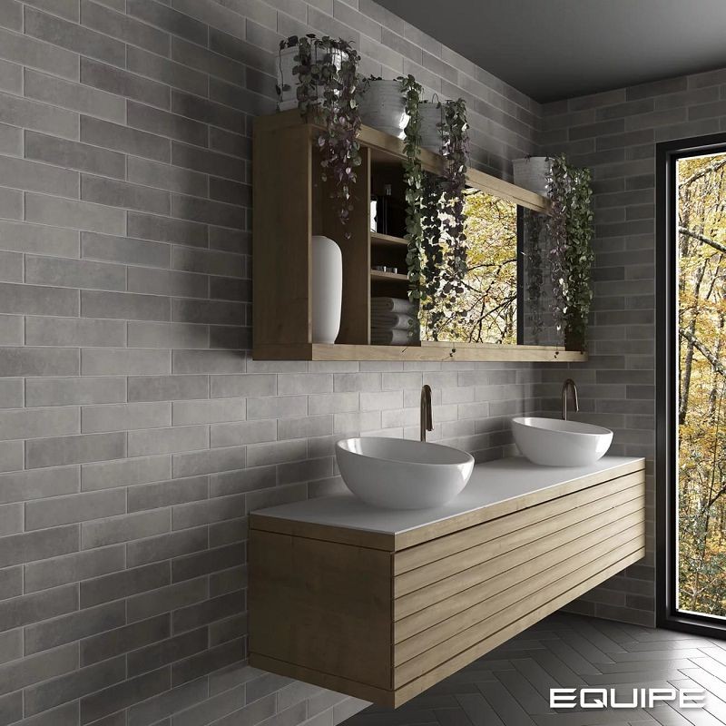 Equipe Argile Concrete 6x24,6 płytki gresowe jodełka 126716