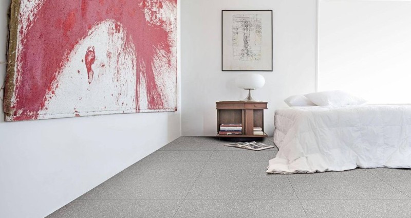 Płytki podłogowe lastryko beż szary Marazzi Pinch White M8E6 60X60 41134