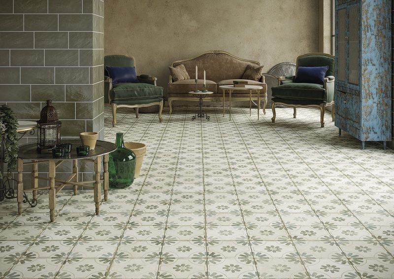 Peronda FS Blume Sage 45x45 płytka podłogowa patchwork 146402