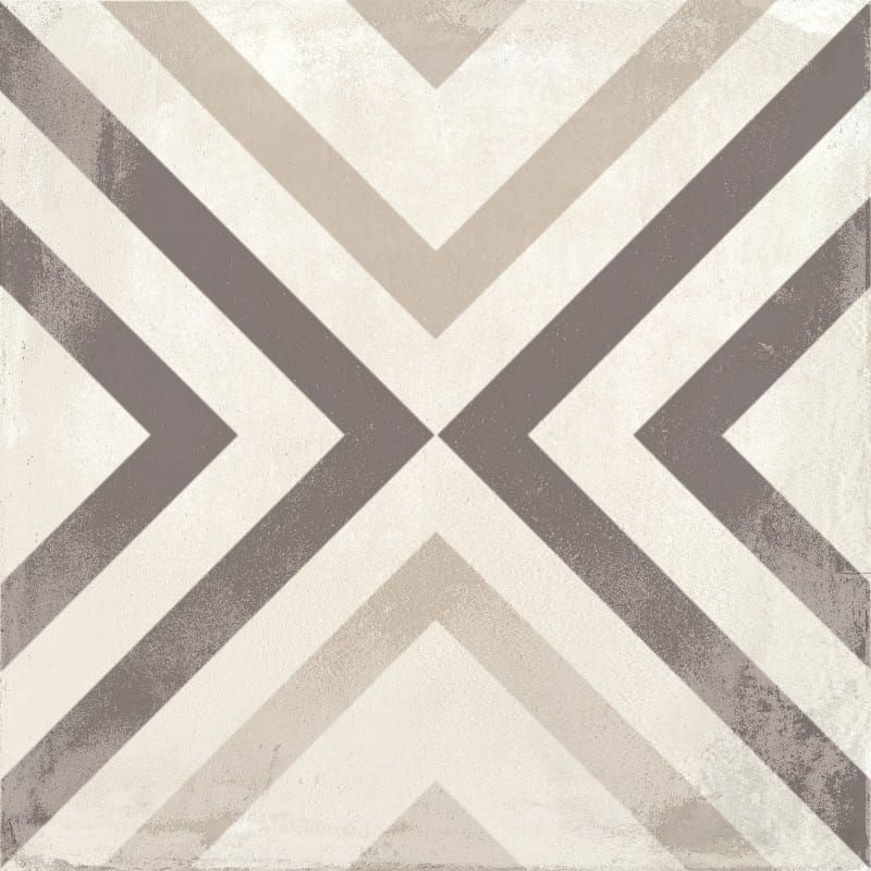 Monopole Avenue Grey Decor Square 18,7x18,7 płytki podłogowe patchworkowe 144906
