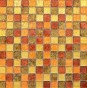 Mozaika szkło żółta złota folia mała kostka Metropol MM 1156 30x30 85735