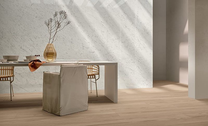 Fondovalle Infinito 2.0 Carrara C Glossy 120x120 płytki gresowe imitujące kamień 105961