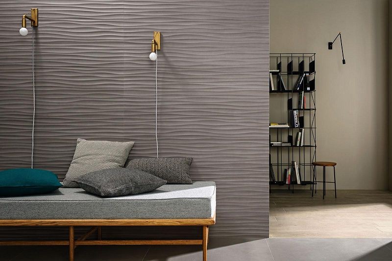 Marazzi Materika Struttura Wave 3D Antracite 40x120 MMFY płytka ścienna 139431