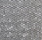 Mozaika metal srebrna heksagon L'antic Colonial Gravity Mosaics Aluminium Hexagon Metal L244008711 31x31 99565