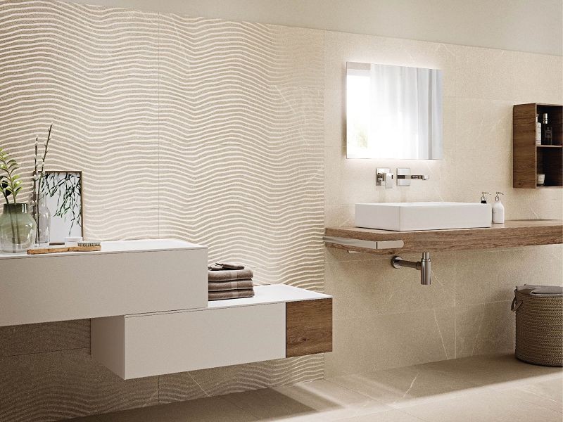 Newker Contact Wall Sand 30x90 Płytka ścienna 145584