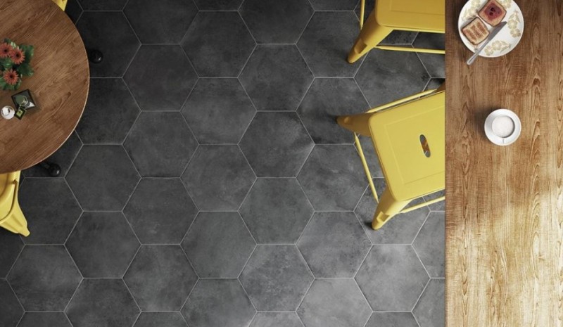 Płytki heksagonalne Equipe Urban Hexagon Silver29,2x25,4 22761