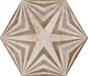 Fioranese Heritage Exagona Deco Texture_3 34,5x40 HET3EX płytka heksagonalna