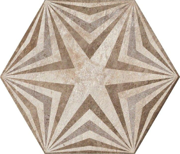 Fioranese Heritage Exagona Deco Texture_3 34,5x40 HET3EX płytka heksagonalna 129994