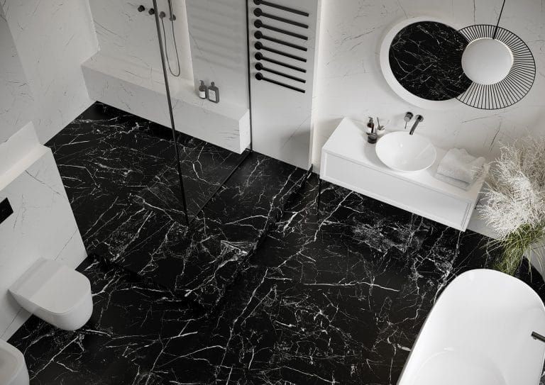Cerrad Marmo Morocco Black 59,7x119,7 płytki gresowe imitujące czarny marmur 120638