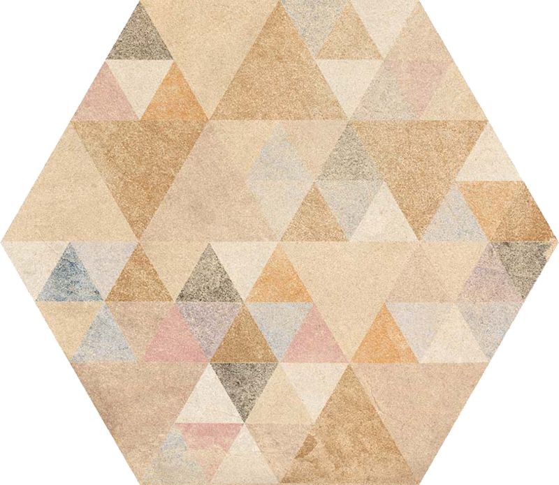 Vives Laverton Hexágono Benenden Multicolor 23x26,6 płytki patchworkowe gresowe 107563
