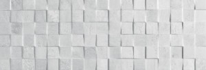 Płytki imitujące szary beton Porcelanosa Rodano mosaico Caliza 33,3x100