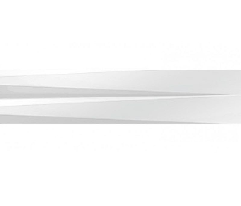 WOW Stripes Transition Ice White Gloss 7,5x30 płytki 3D ścienne 158065