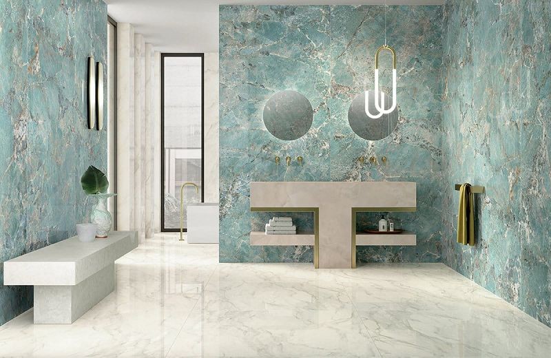 Marca Corona Foyer Royal Green Ama Reflex 60x120 J023 płytki gresowe marmurowe 143479