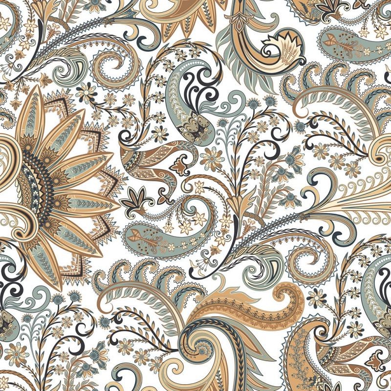 Keros Paisley Mysore 25x25 płytka patchwork dekoracyjna 135849