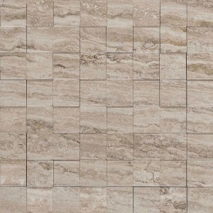 Marazzi Allmarble Travertino Mosaico 3D 30x30 MMPX mozaika gresowa imitująca trawertyn