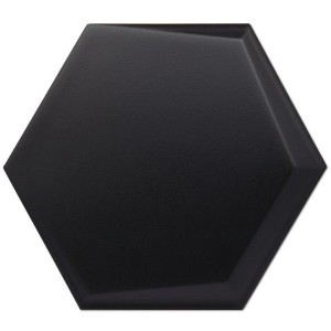 Antonus Cuna Negro Mate 17x15 płytka ścienna