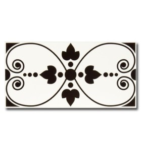 Vives Mugat-Rivoli Rosiers Negro 10x20 płytka ścienna