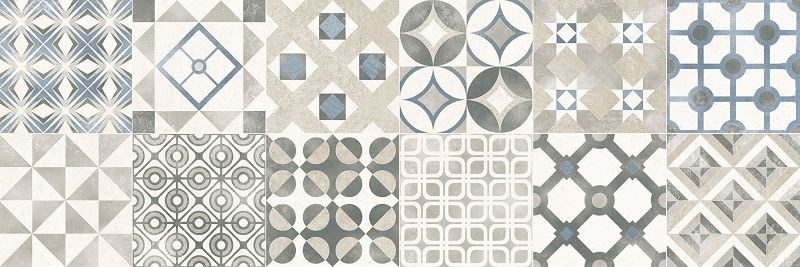 Saloni Interior Dedon Iris 25x75 KQJ990 płytka ścienna patchwork 164292