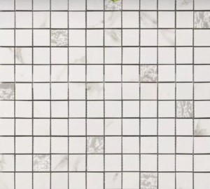 Mozaika imitujące marmur Casalgrande Padana Marmoker Mosaico Decorato Statuario Grigio Lucida 29.5x29.5