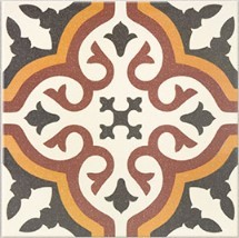 Płytki łazienkowe wrzoryste Mainzu Cenefa Gotic Victorian 20x20 54429