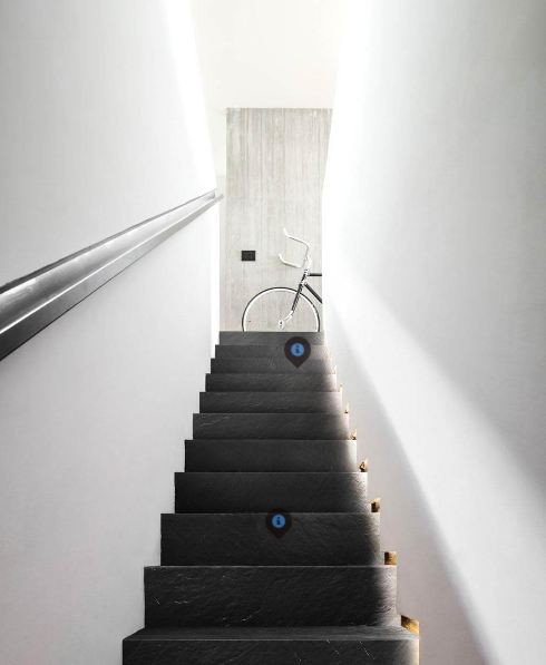Płytki kamień czarne ze strukturą Marazzi Mystone Lavagna Nero M03W 75x75 37355