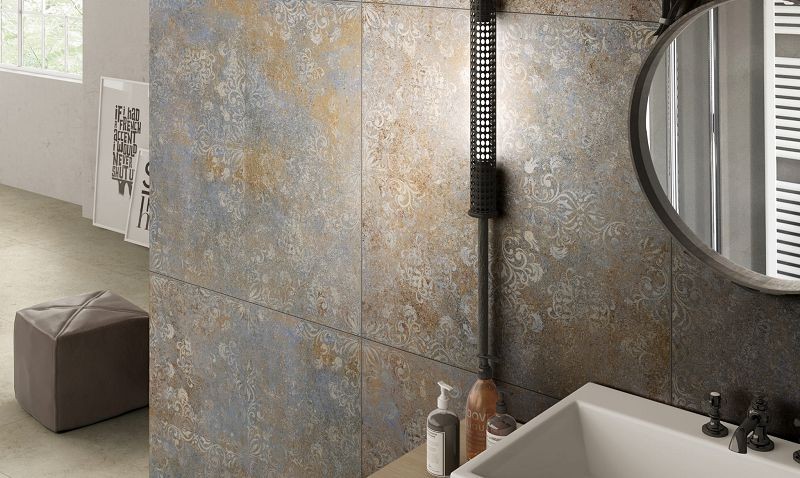 Century Ceramica Glam Canvas Natural 80x80 płytka gresowa patchwork 119422