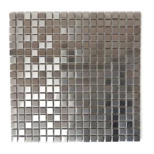 Mozaika aluminiowa srebrna mały kwadrat Metropol MM 0327 30,0 x 30,0