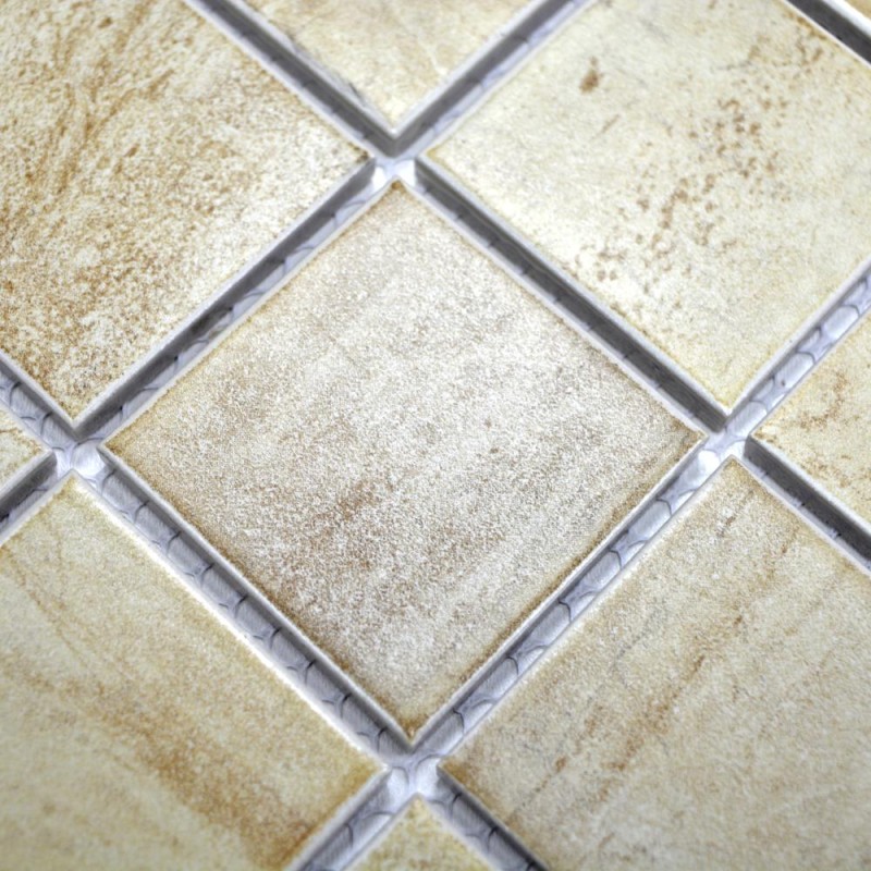 Mozaika kamienna trawertyn beżowy weiłka kostka Metropol MM 0852 30,6 x 30,6 102964