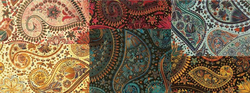 Aparici Montblanc Paisley B 44,63x119,30 płytka ścienna patchwork 109706
