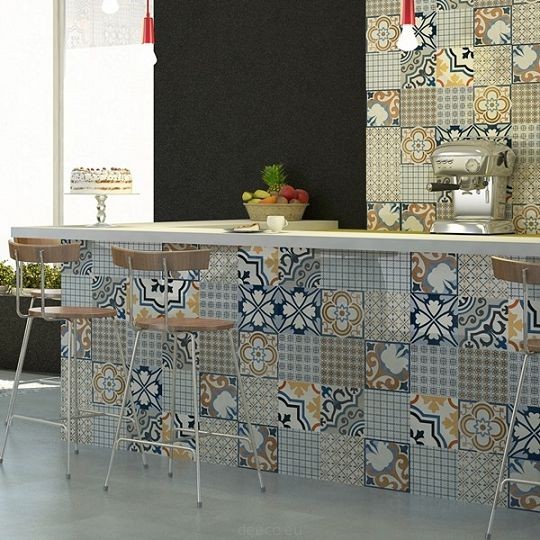 El Molino Logos Jet Azul 60x60 płytki podłogowe patchwork 156406