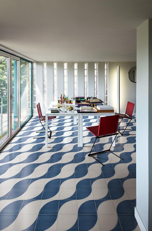 Marazzi Scenario Blu Tappeto 2B 20x20 M8RE płytka podłogowa 141590