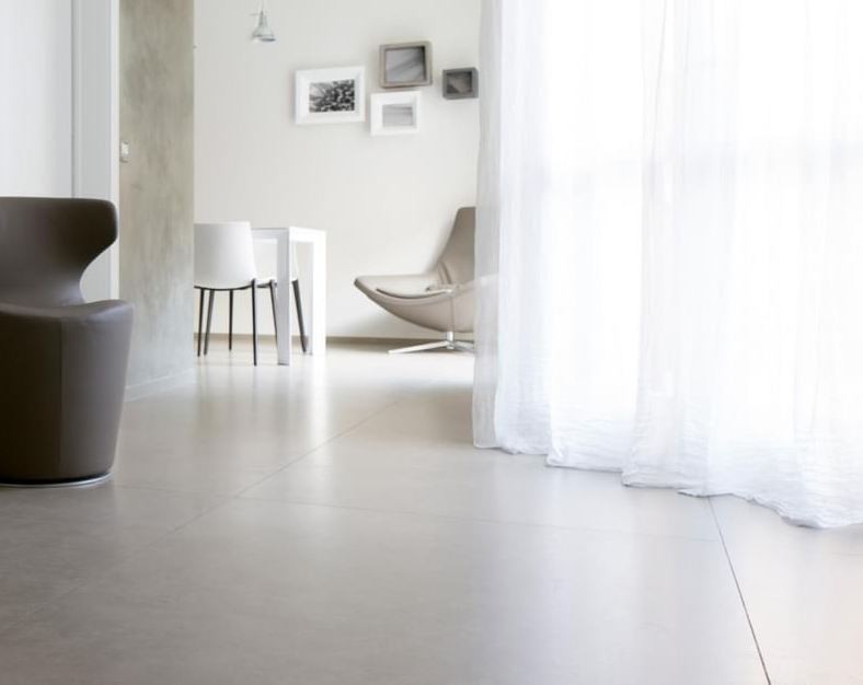Płytki wielkoformatowe betonopodobne Laminam Fokos Sale 5+ 100x100 49105