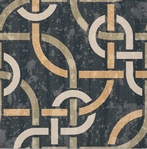 Płytki patchworkowe ciemno szary żółty Fioranese Cementine Evo 1 20x20 bn