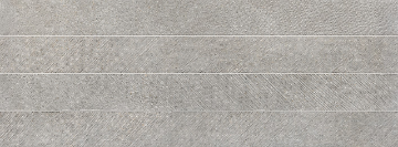 Płytki ścienne szare linii paski Porcelanosa Bottega Acero Spiga P3219317 45x120 57522