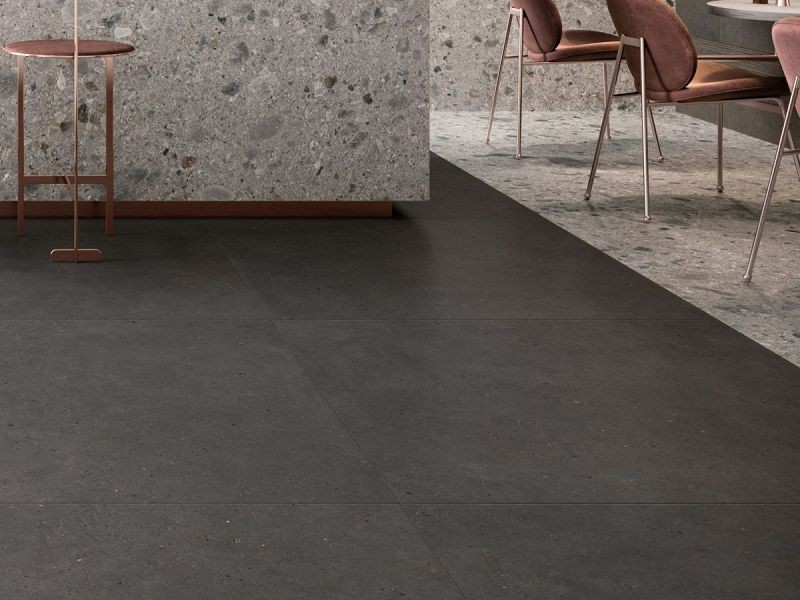 Italgraniti Silver Grain Dark Naturale 60x60 płytki gresowe imitujące beton 134369