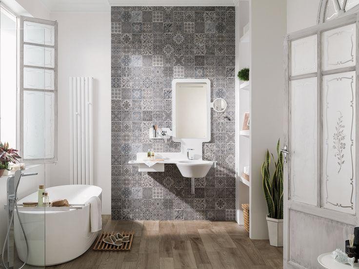 Płytki szare beż worzyste Porcelanosa Dover Antique patchworkowe P34707571 33.3x100 43061