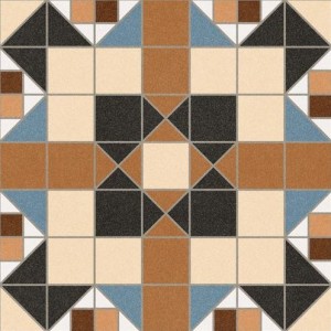 Vives Merton Marrón 31,6x31,6 płytki podłogowe patchworke