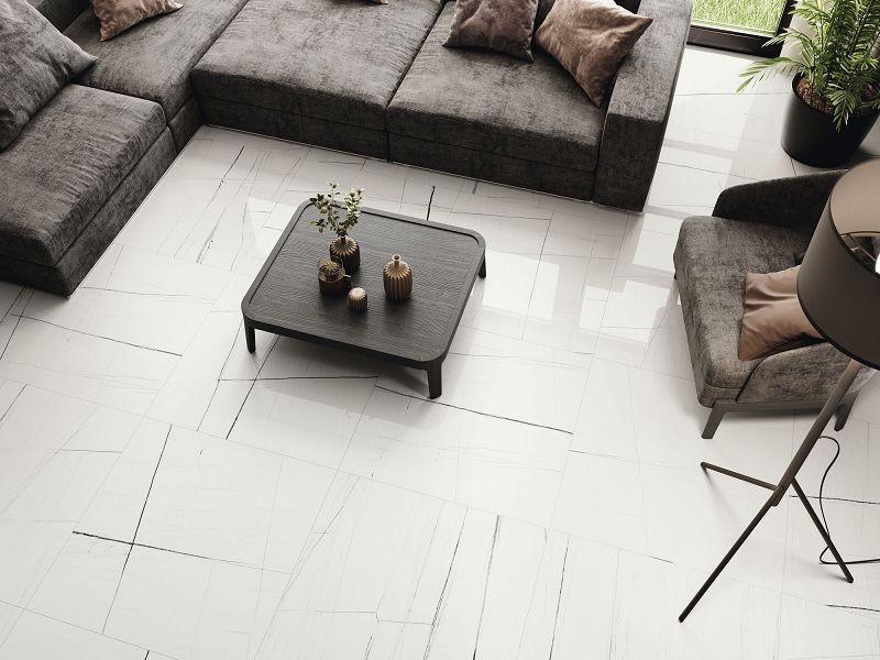 Baldocer Titanium White Pulido 80x80 płytki marmurowe gresowe 114995
